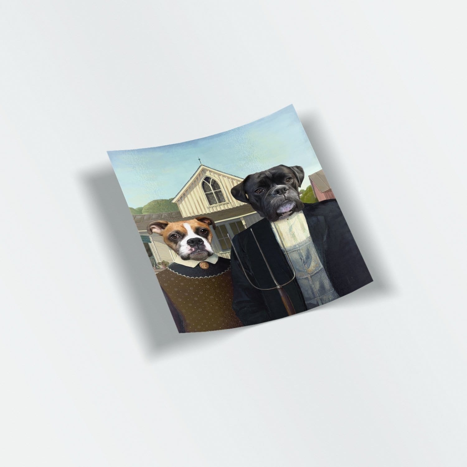 The American Gothic - Custom Stickers