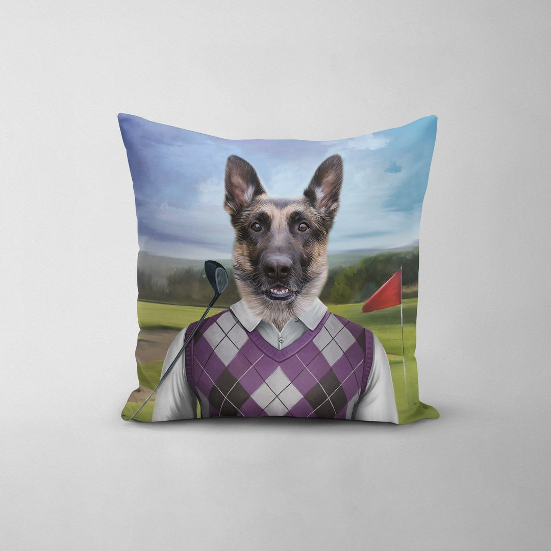 The Golfer - Custom Throw Pillow