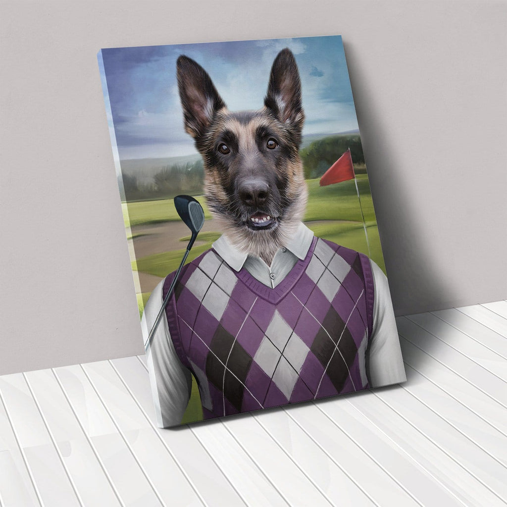 The Golfer - Custom Pet Canvas
