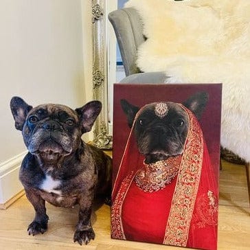 The Indian Rani - Custom Pet Canvas