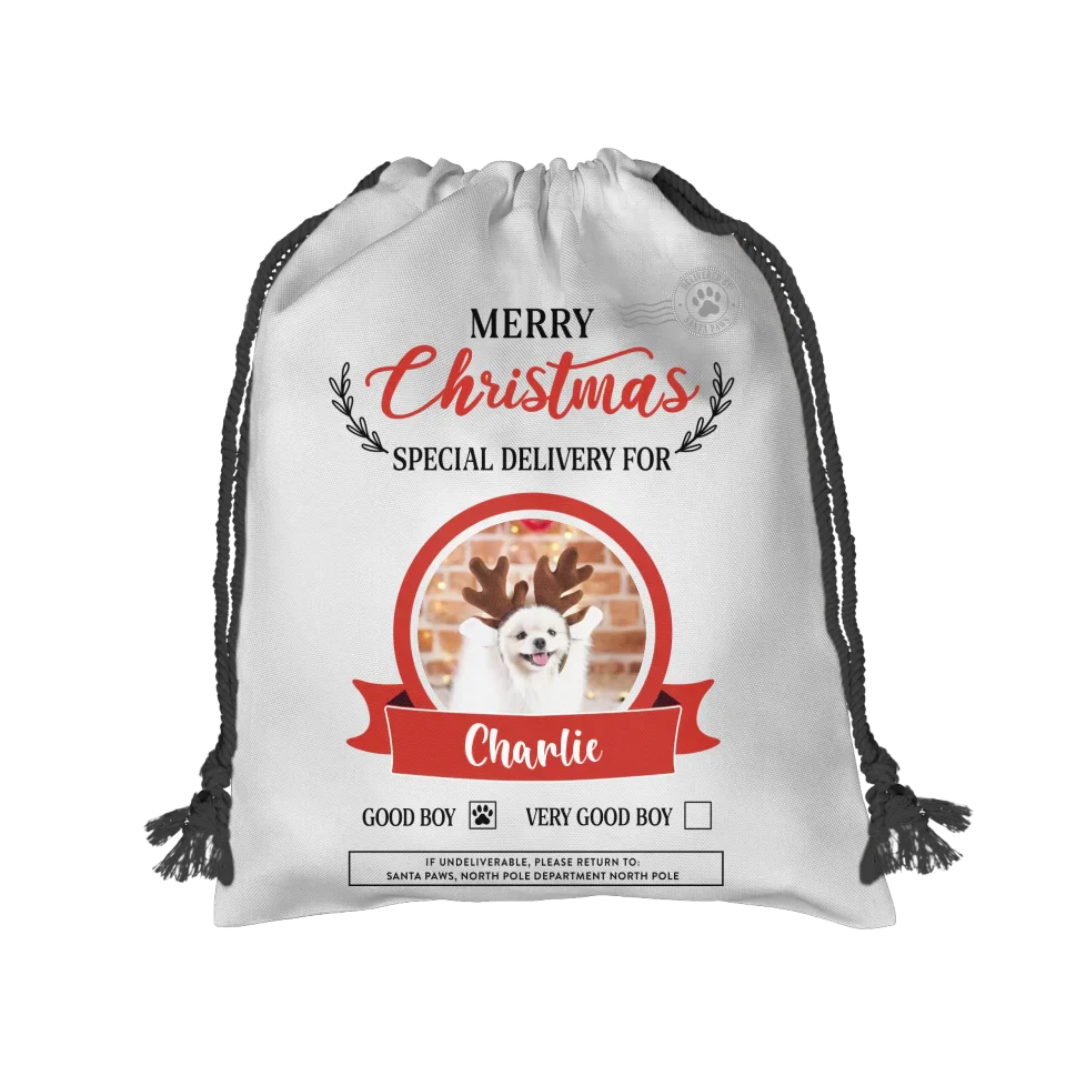 Custom Photo Christmas Gift Sack