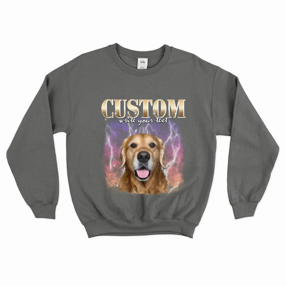 Custom Vintage Style Pet Sweatshirt