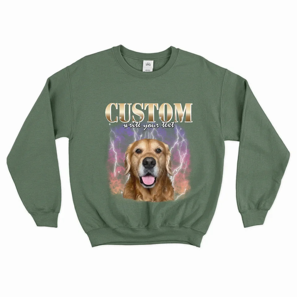 Custom Vintage Style Pet Sweatshirt