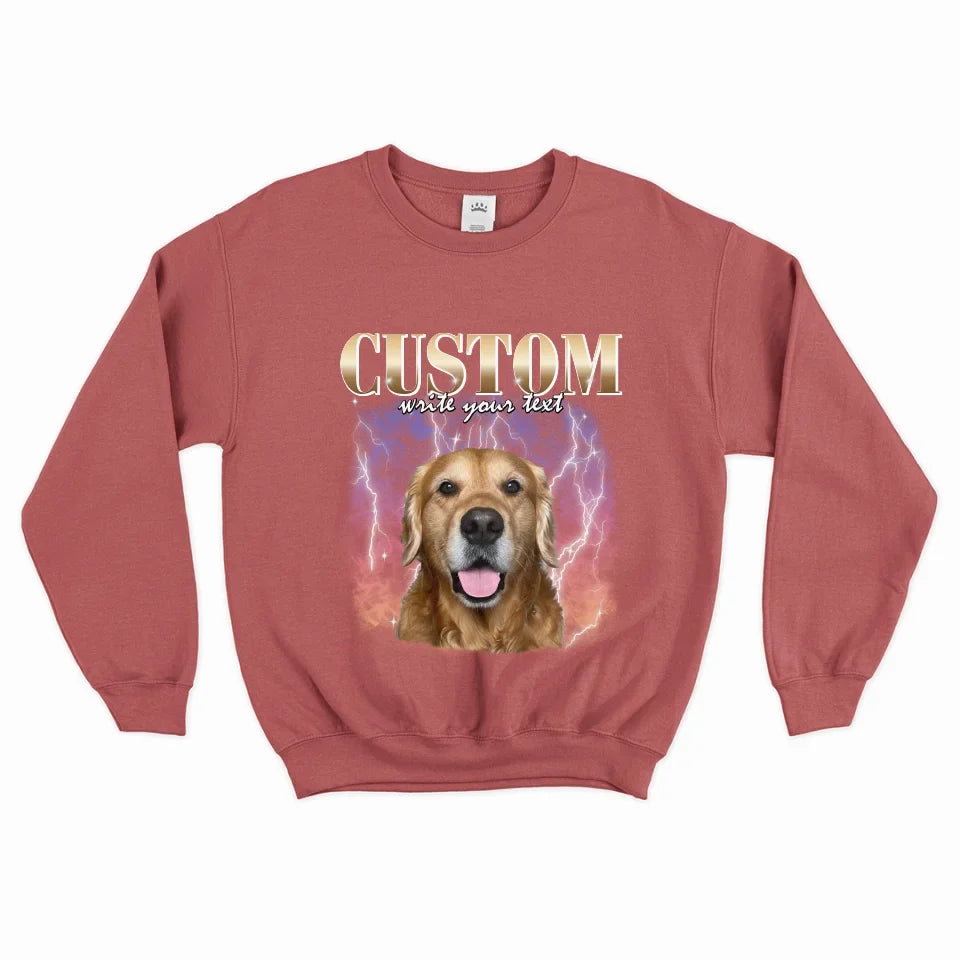 Custom Vintage Style Pet Sweatshirt