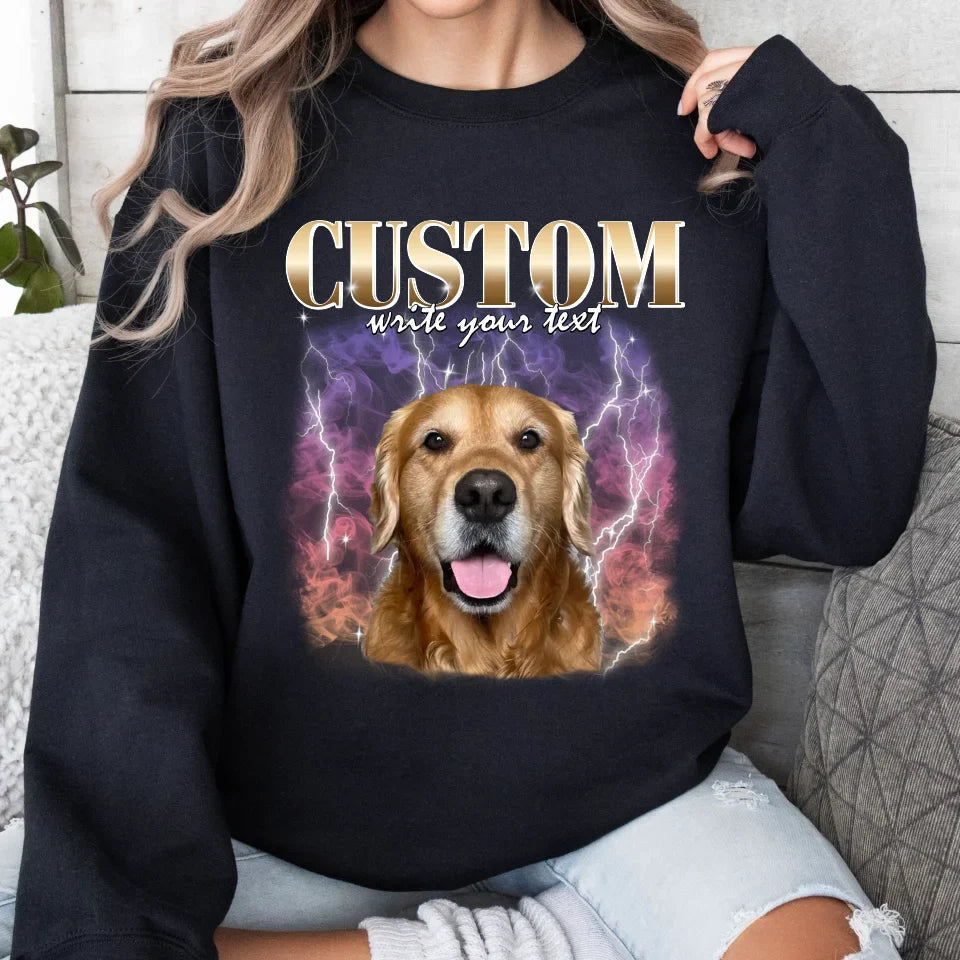 Custom Vintage Style Pet Sweatshirt