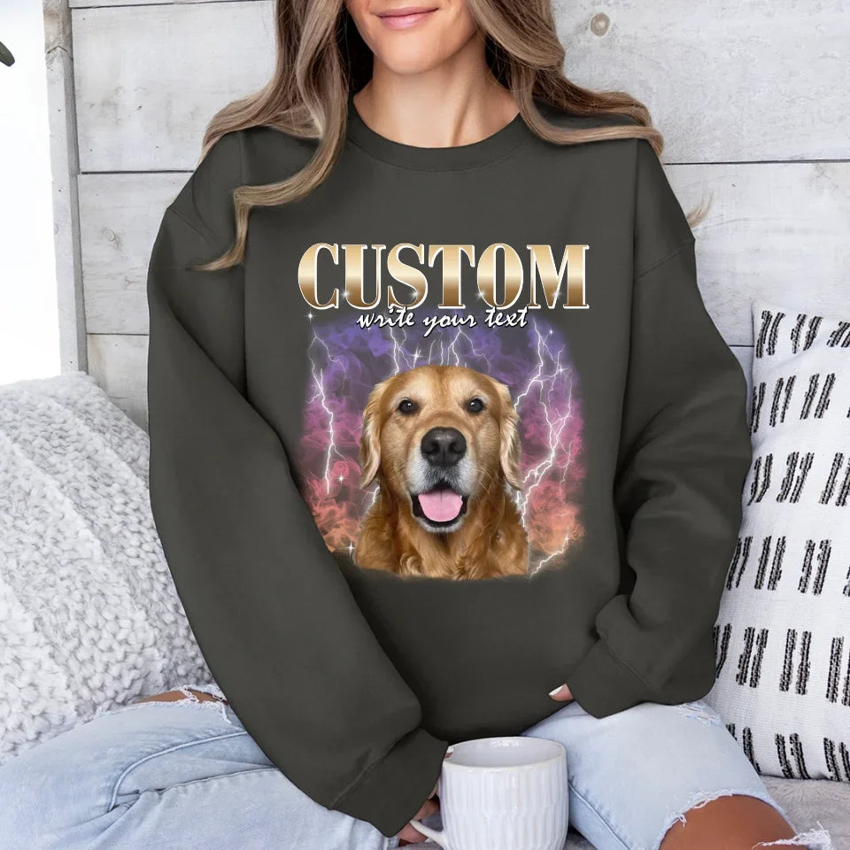 Custom Vintage Style Pet Sweatshirt