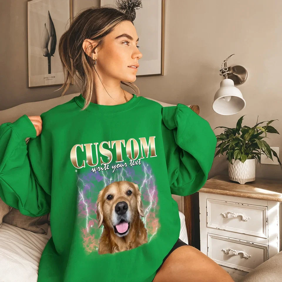 Custom Vintage Style Pet Sweatshirt