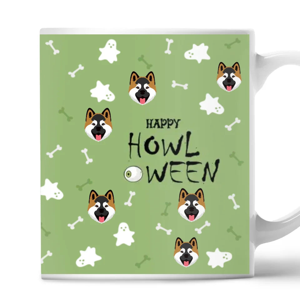 Happy Howloween Mug with Custom Pet Icon