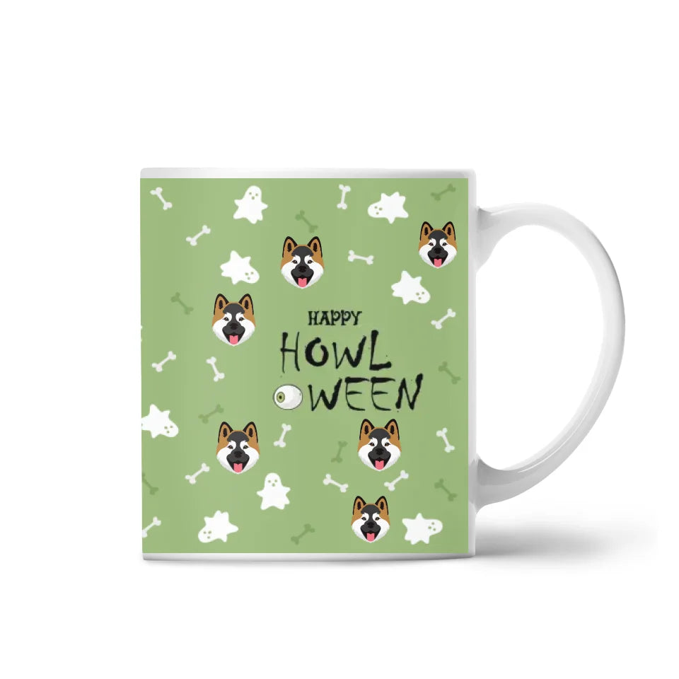 Happy Howloween Mug with Custom Pet Icon
