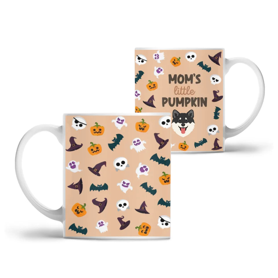 Little Pumpkin Mug with Custom Pet Icon