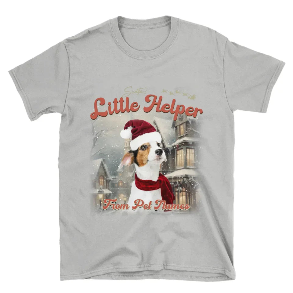 Custom Vintage Christmas Pet T-Shirt