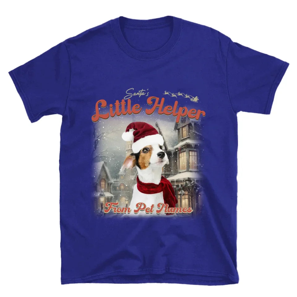 Custom Vintage Christmas Pet T-Shirt
