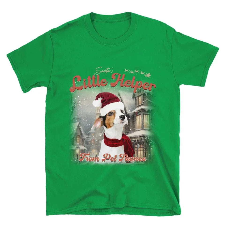 Custom Vintage Christmas Pet T-Shirt