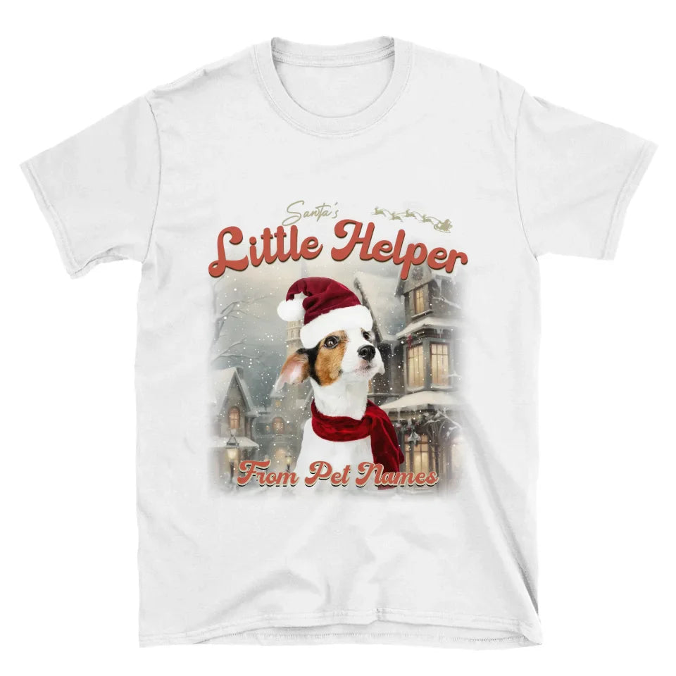 Custom Vintage Christmas Pet T-Shirt