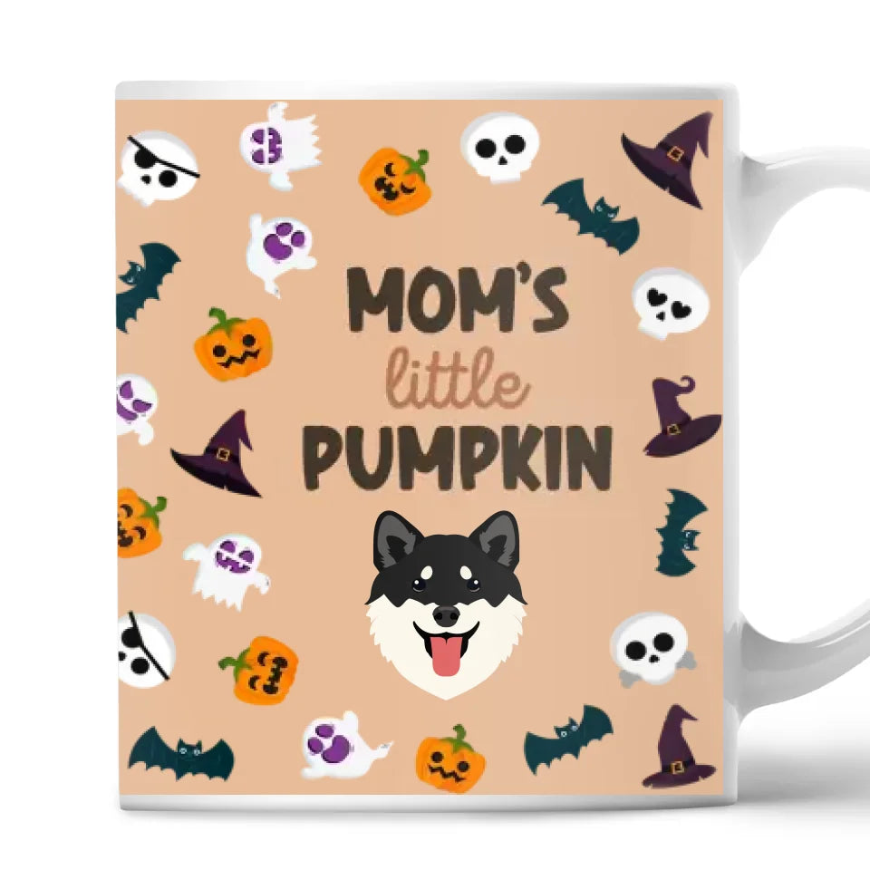 Little Pumpkin Mug with Custom Pet Icon