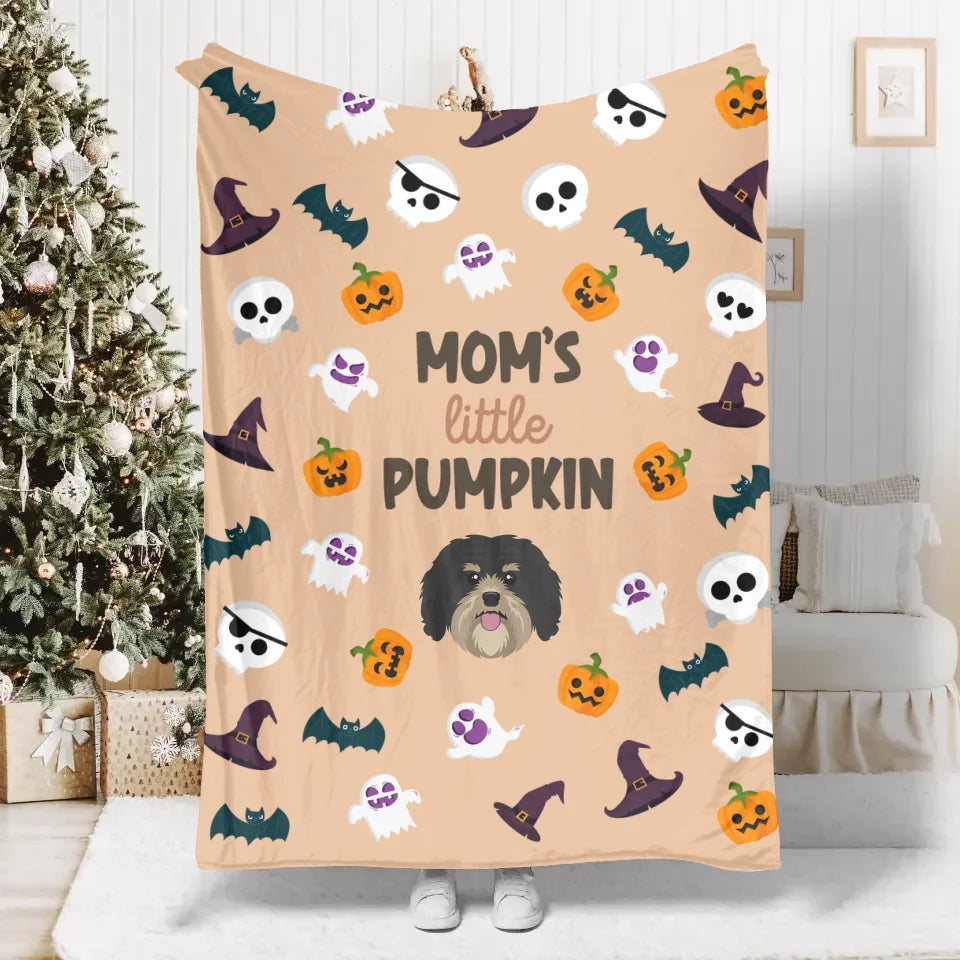 Little Pumpkin Blanket with Pet Icon