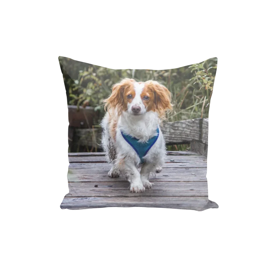 Personalized Photo Upload Throw Pillow