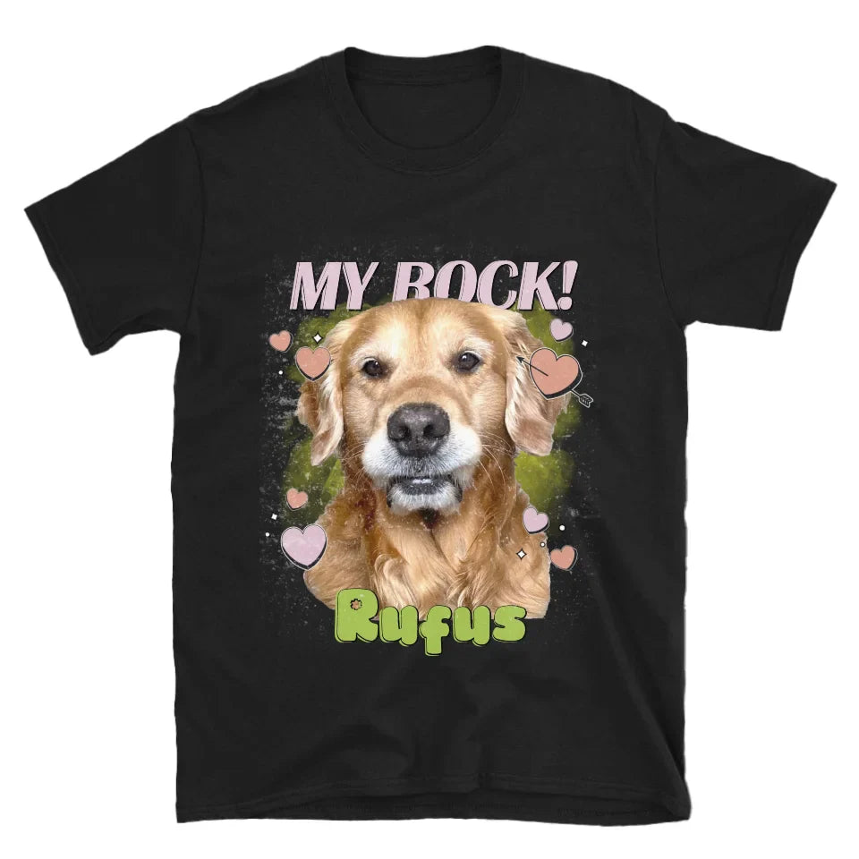 Personalized Love Hearts Pet Face T-shirt
