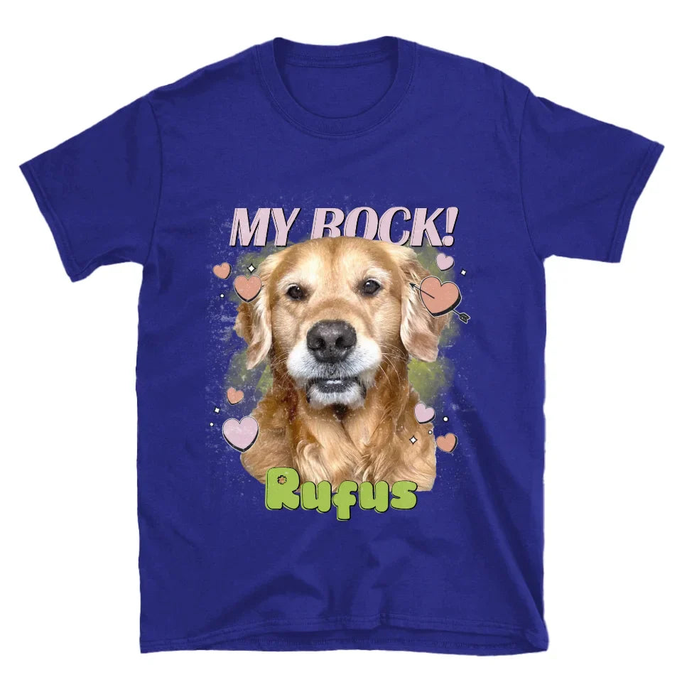 Personalized Love Hearts Pet Face T-shirt