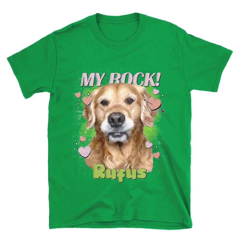 Personalized Love Hearts Pet Face T-shirt