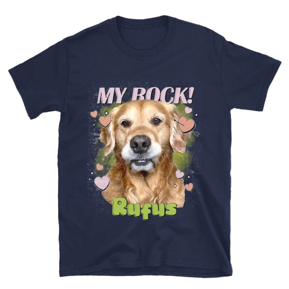 Personalized Love Hearts Pet Face T-shirt