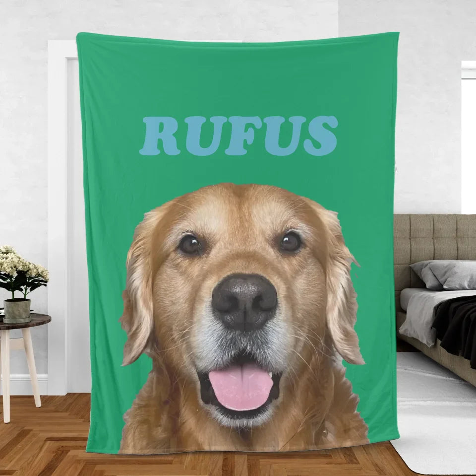 Personalized Pet Photo Blanket