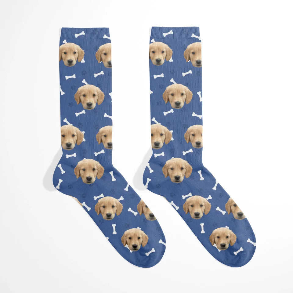 Personalized Dog Face Photo Blanket