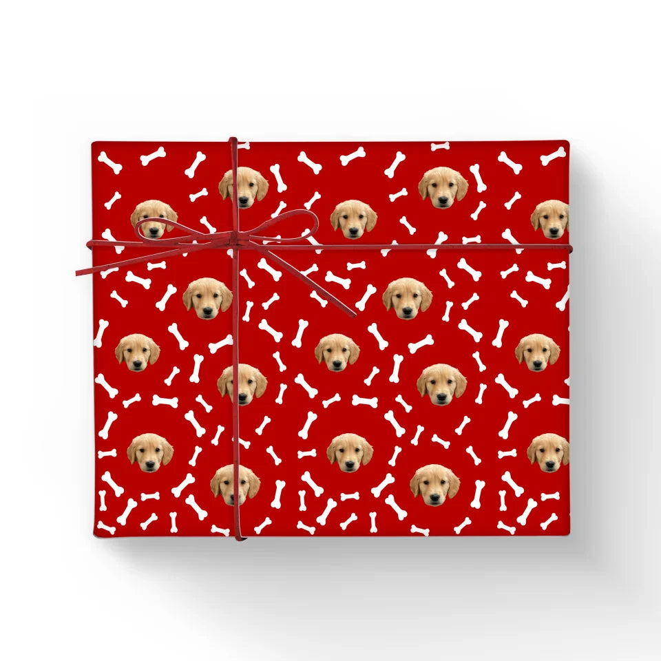 Wrapping Paper Blank Mock Up Base Image