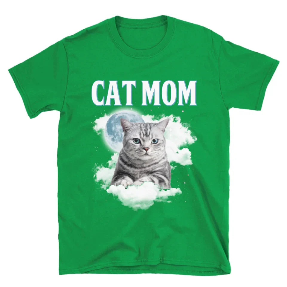 Custom Night Sky Pet Photo Upload T-Shirt