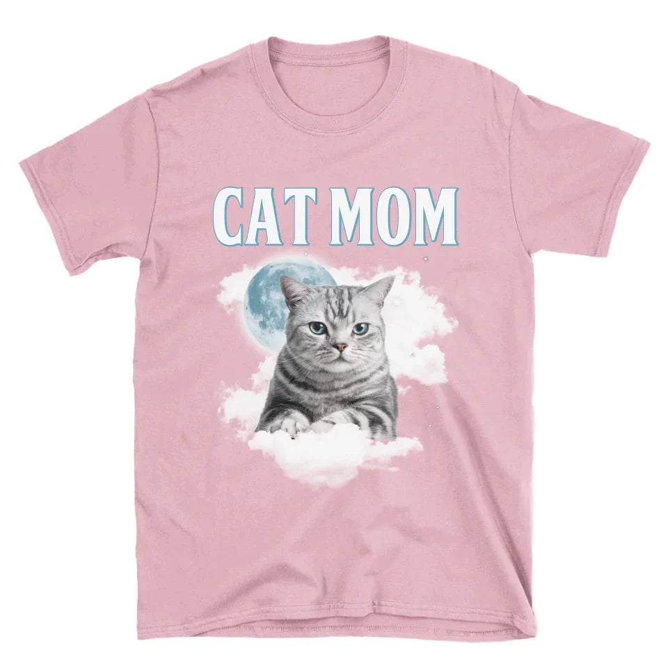 Custom Night Sky Pet Photo Upload T-Shirt