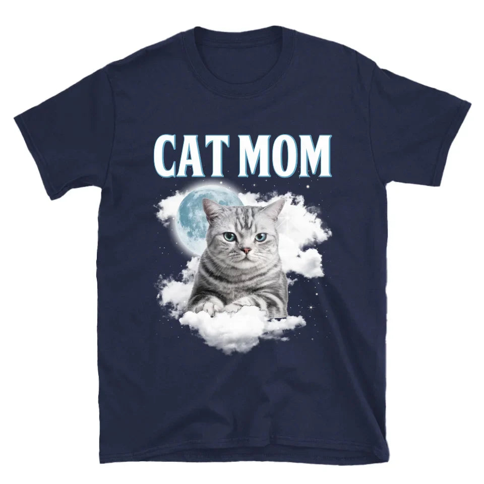 Custom Night Sky Pet Photo Upload T-Shirt
