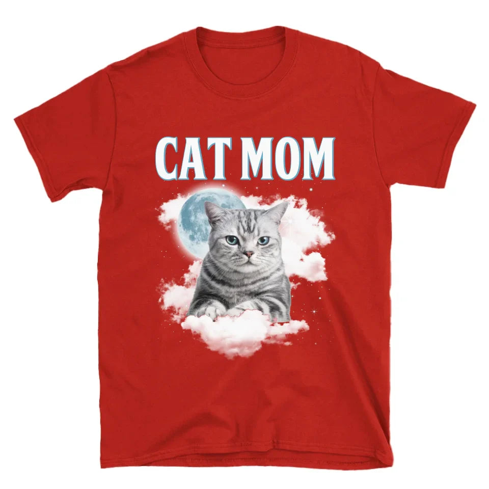 Custom Night Sky Pet Photo Upload T-Shirt