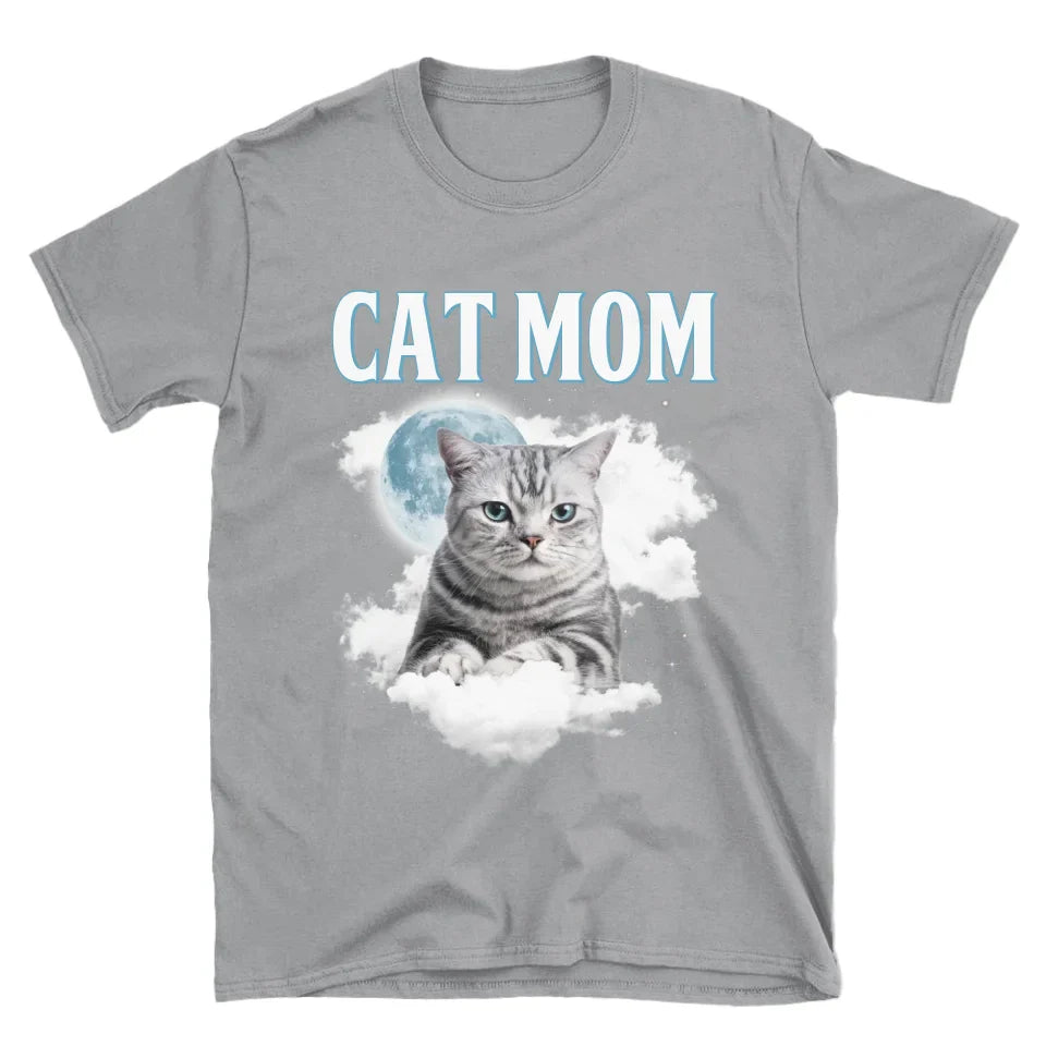 Custom Night Sky Pet Photo Upload T-Shirt