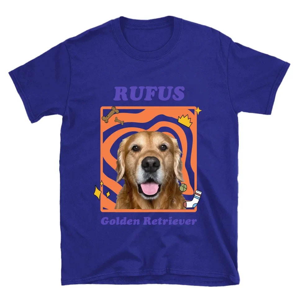 Personalized Pop Art Pet Photo T-Shirt