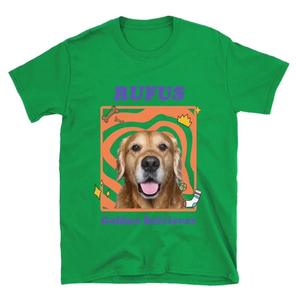 Personalized Pop Art Pet Photo T-Shirt