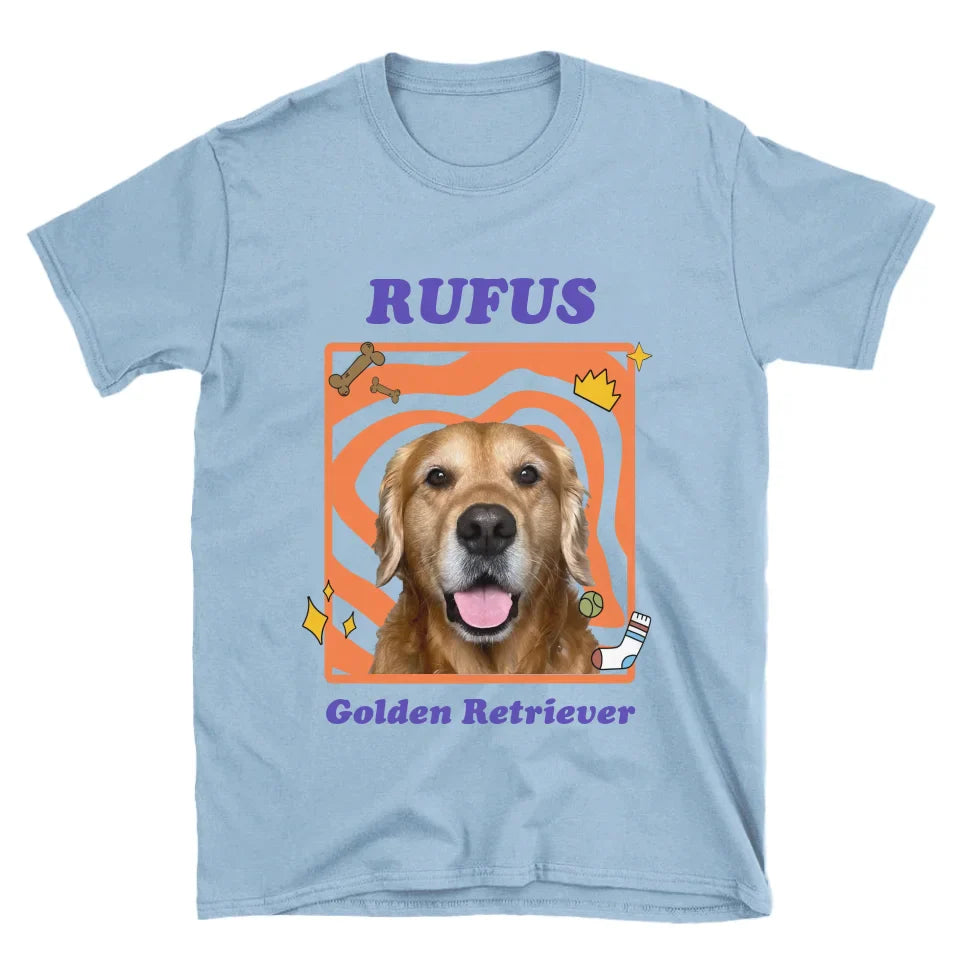 Personalized Pop Art Pet Photo T-Shirt