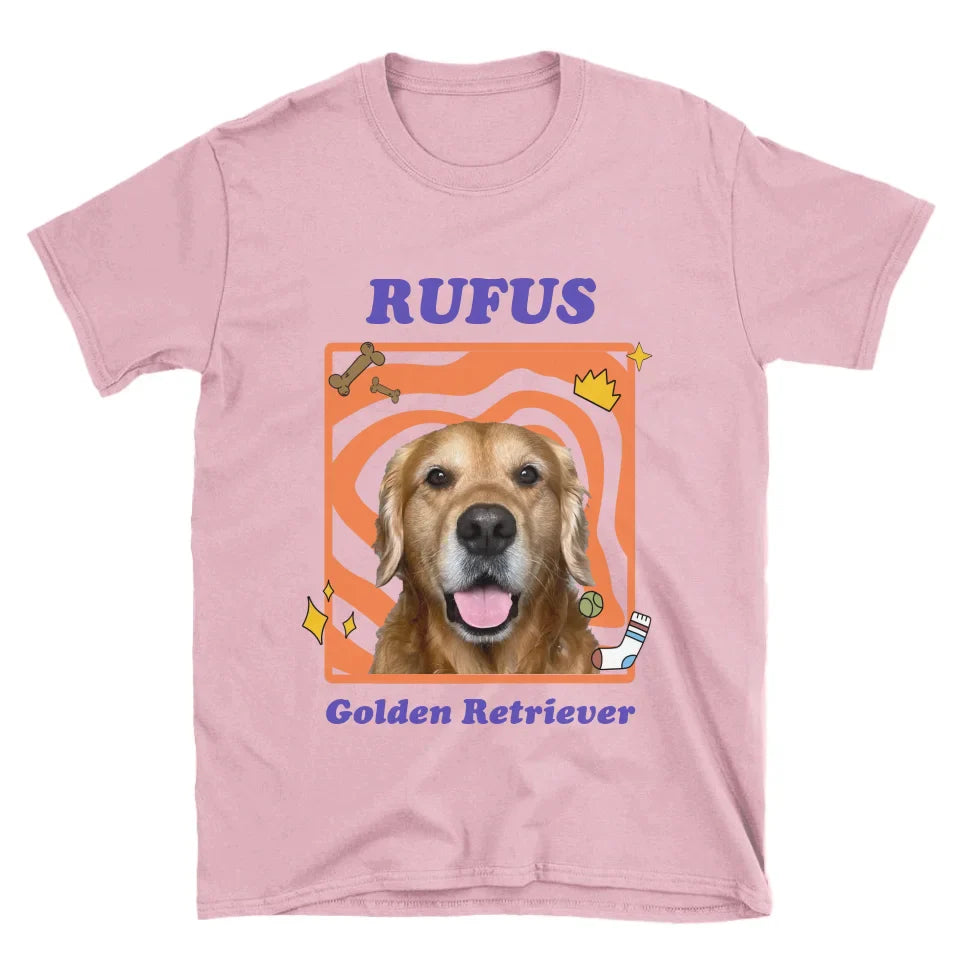Personalized Pop Art Pet Photo T-Shirt