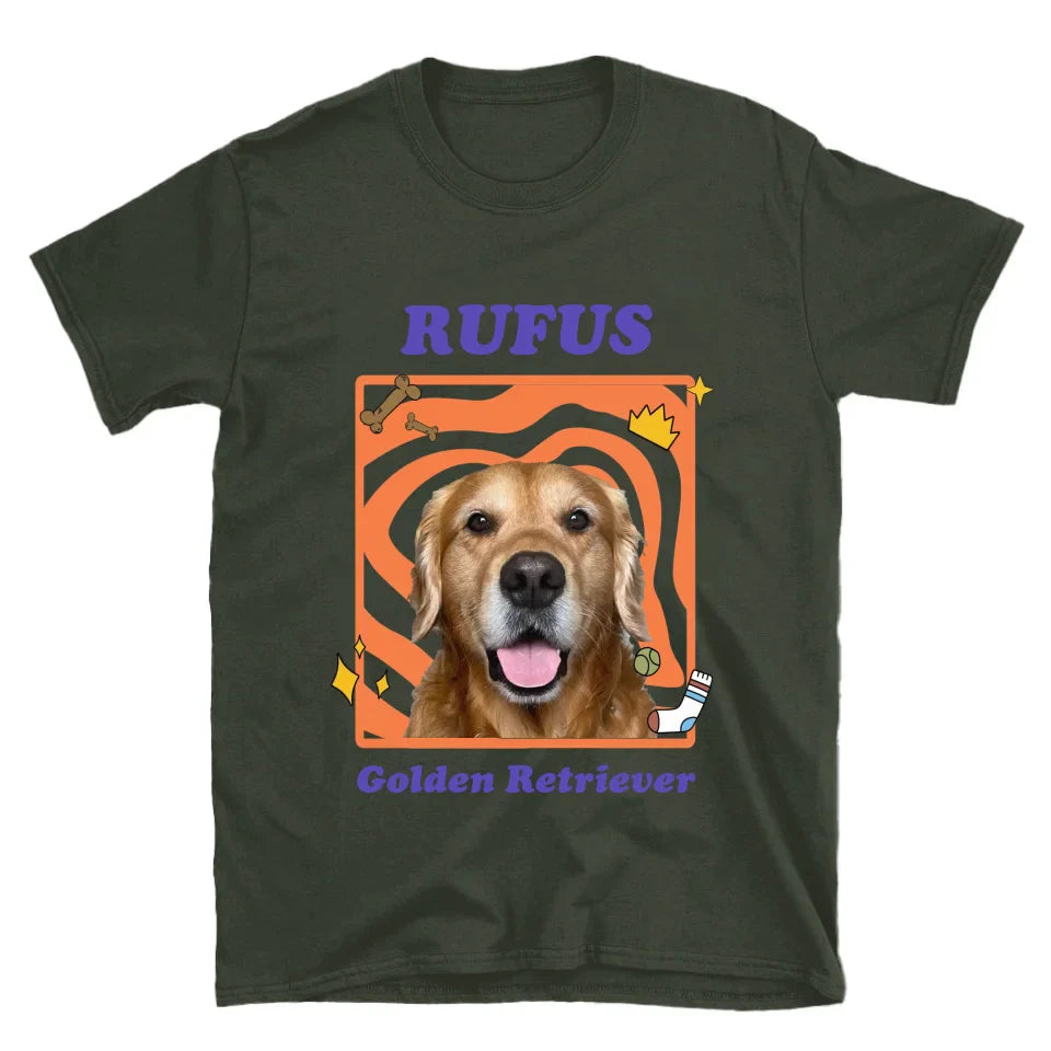 Personalized Pop Art Pet Photo T-Shirt
