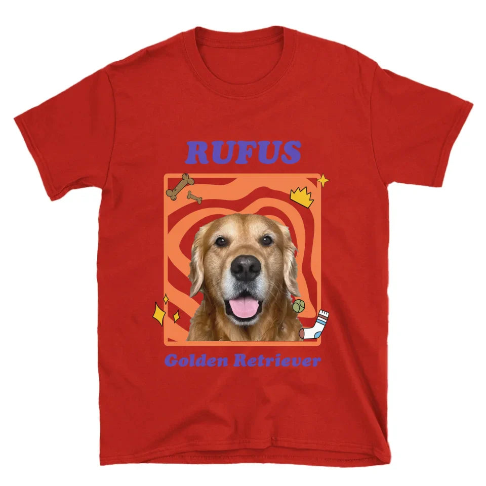 Personalized Pop Art Pet Photo T-Shirt