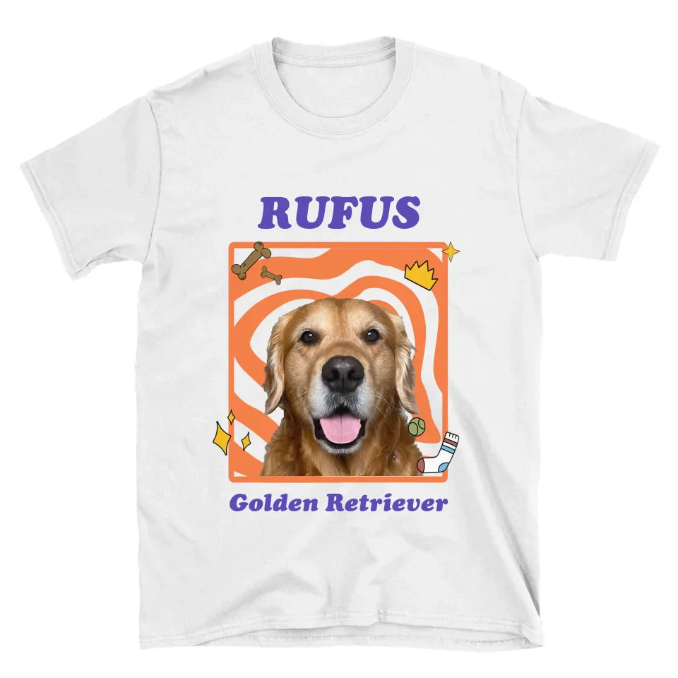 Personalized Pop Art Pet Photo T-Shirt