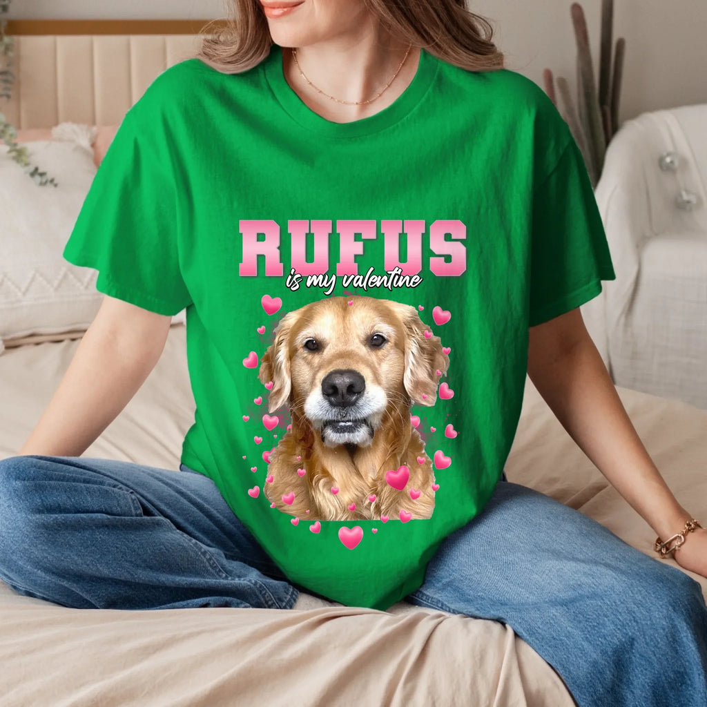 Personalized Valentines Custom Pet Photo T-Shirt