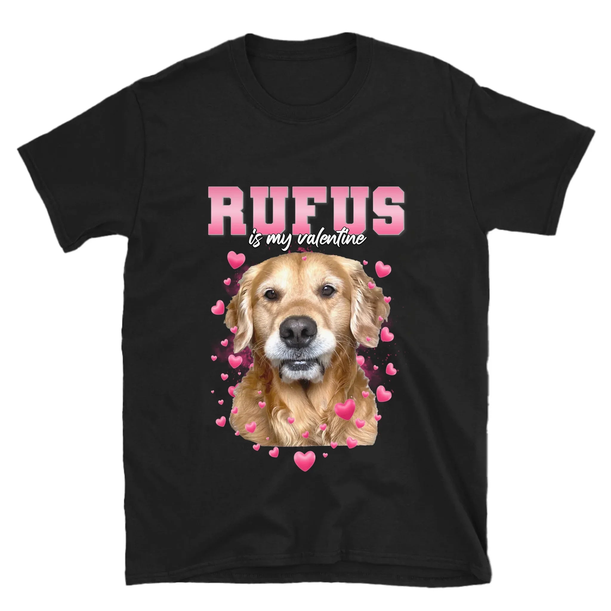 Personalized Valentines Custom Pet Photo T-Shirt
