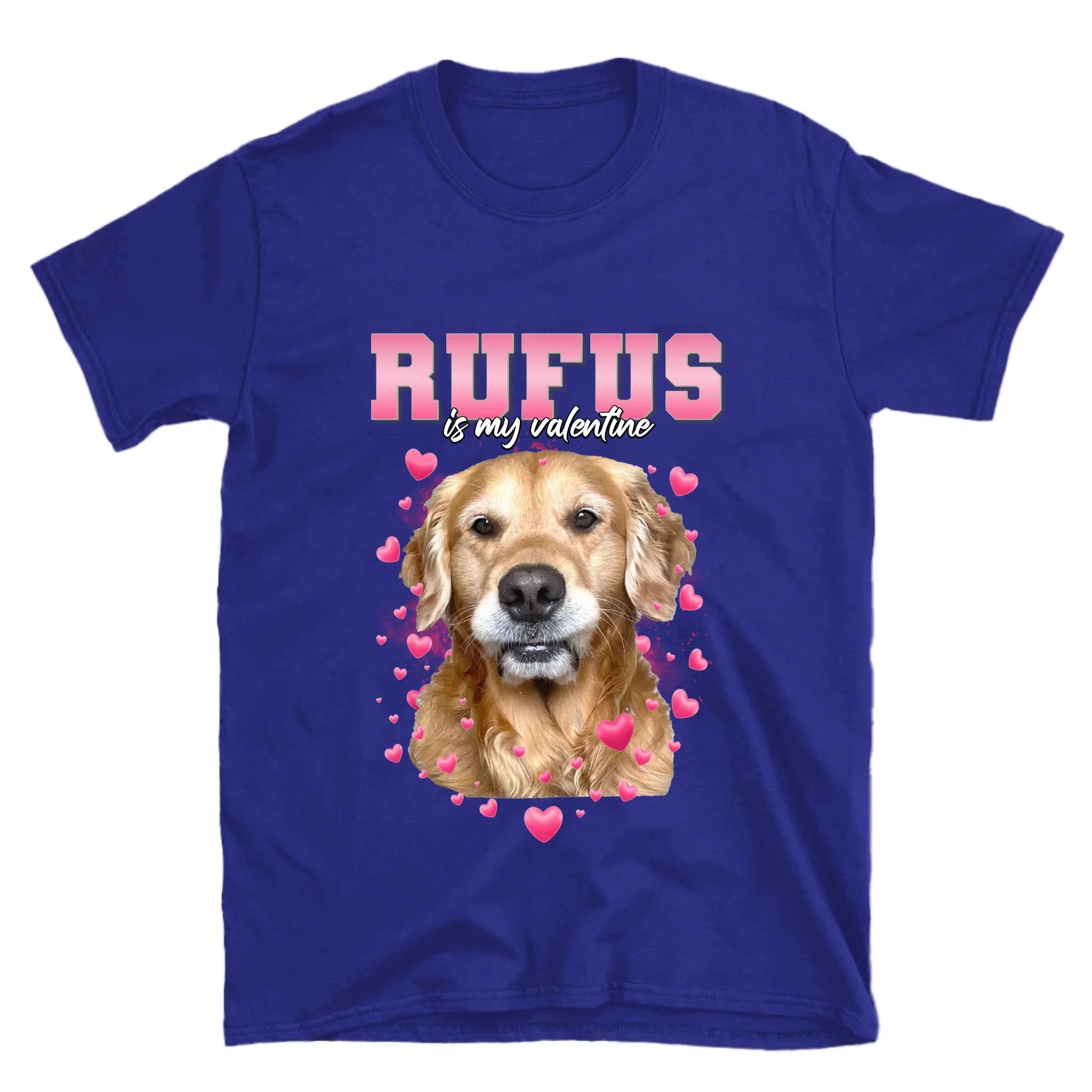 Personalized Valentines Custom Pet Photo T-Shirt