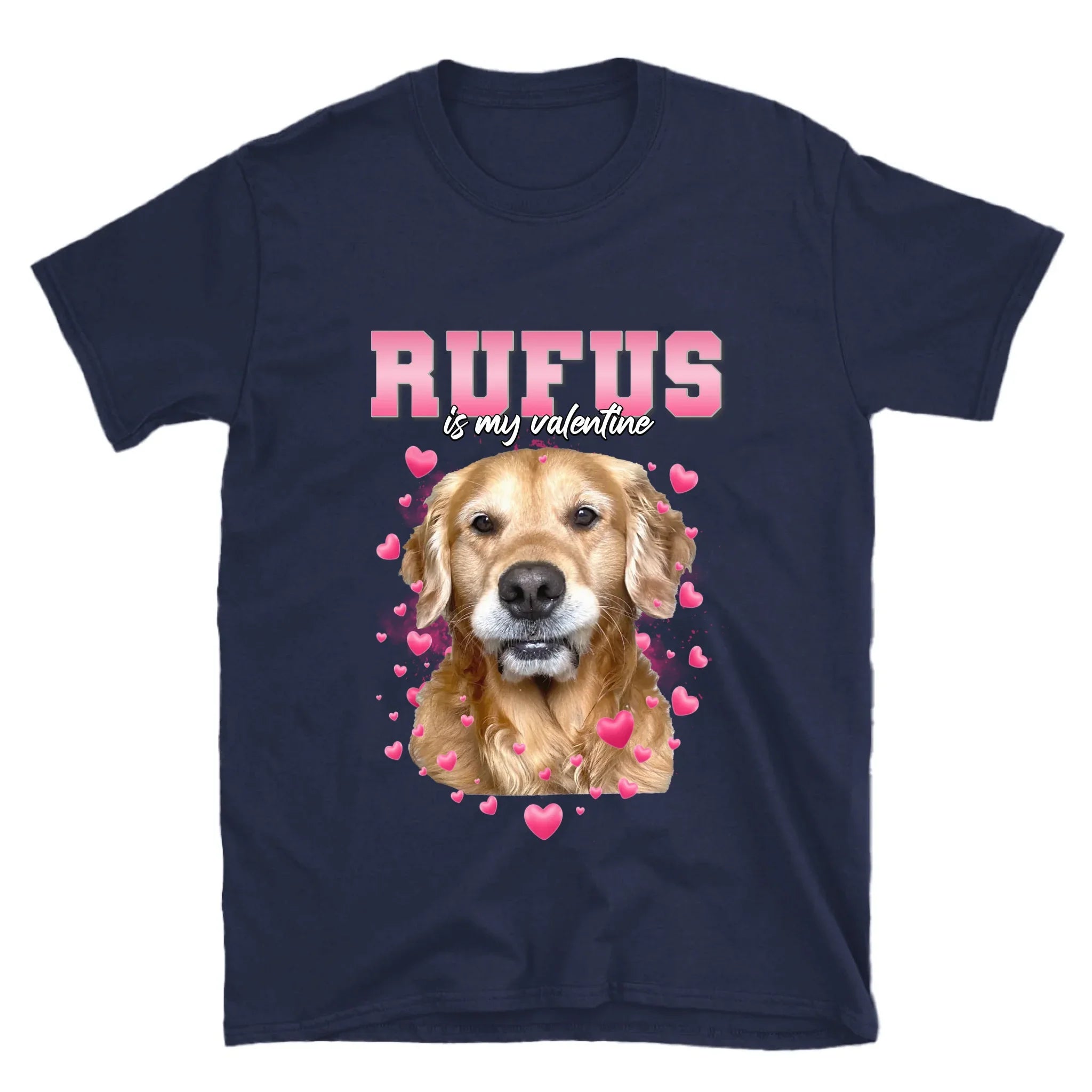 Personalized Valentines Custom Pet Photo T-Shirt