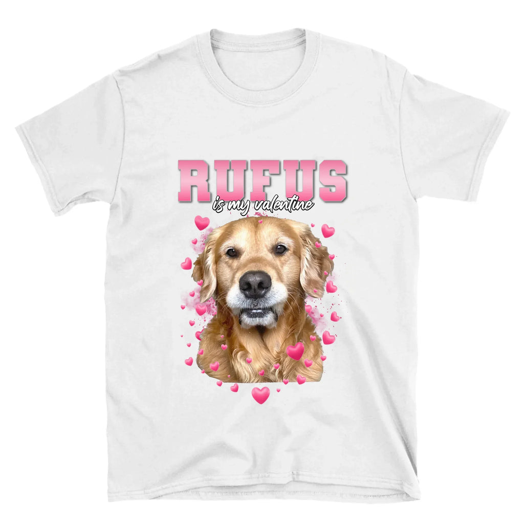 Personalized Valentines Custom Pet Photo T-Shirt
