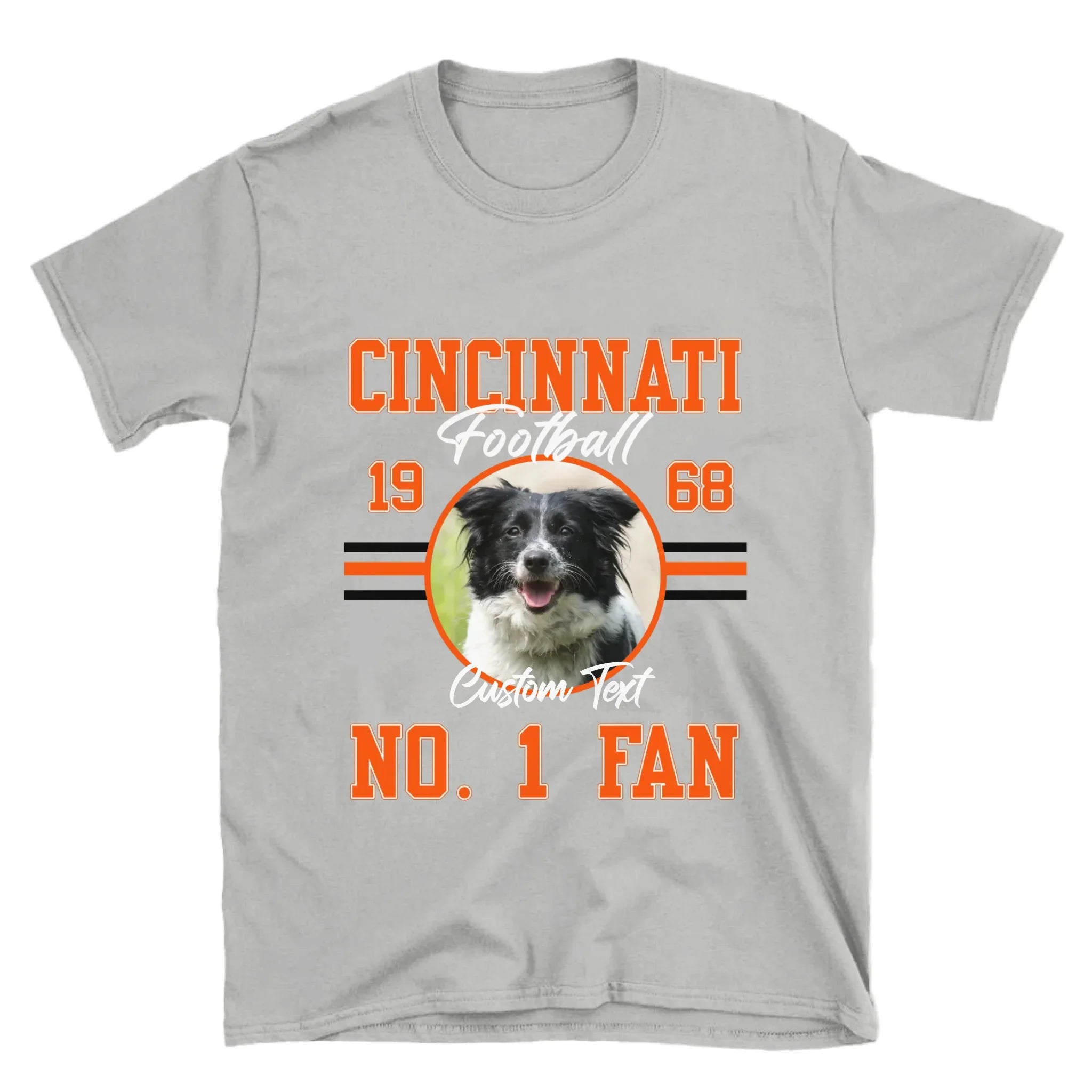 Personalized American Football Photo Upload T-Shirt