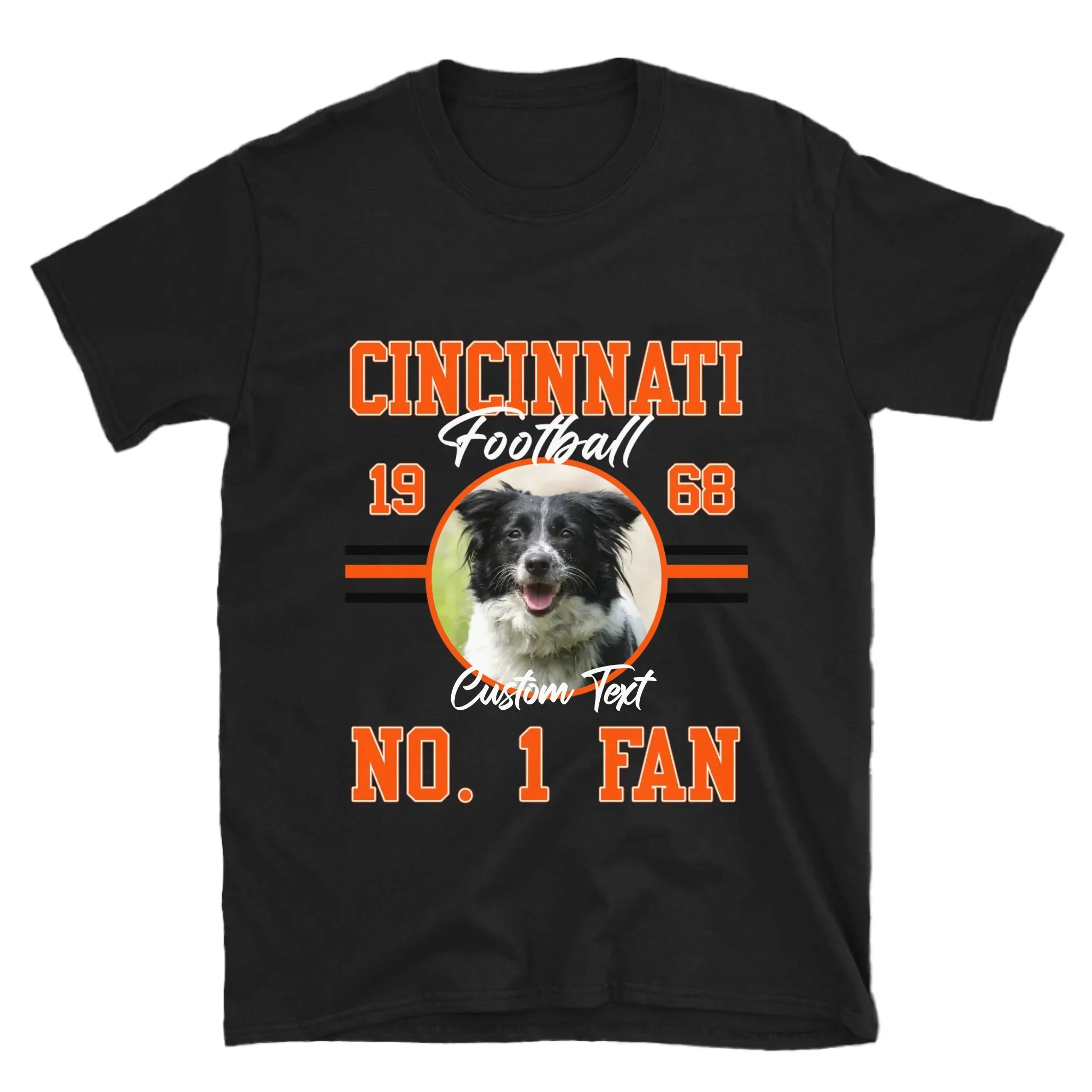 Personalized American Football Photo Upload T-Shirt