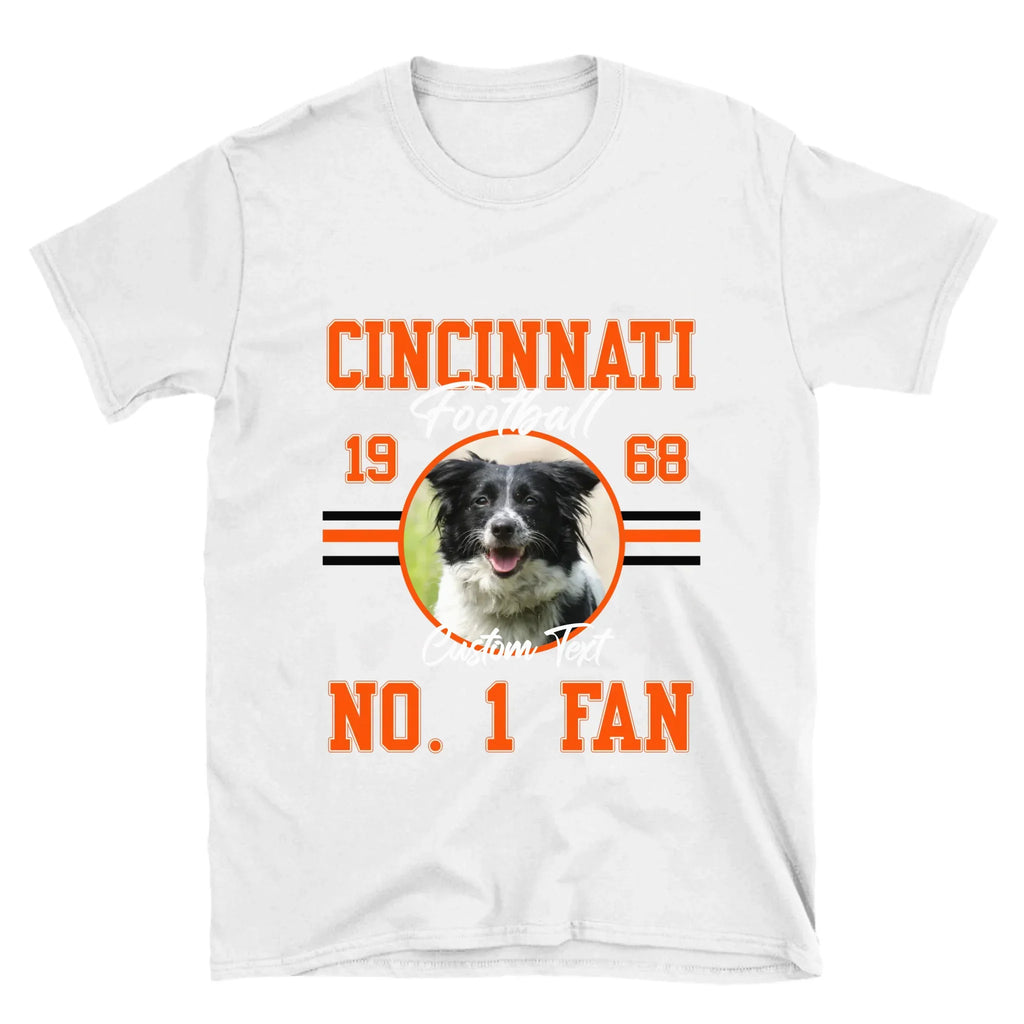 Personalized American Football Photo Upload T-Shirt