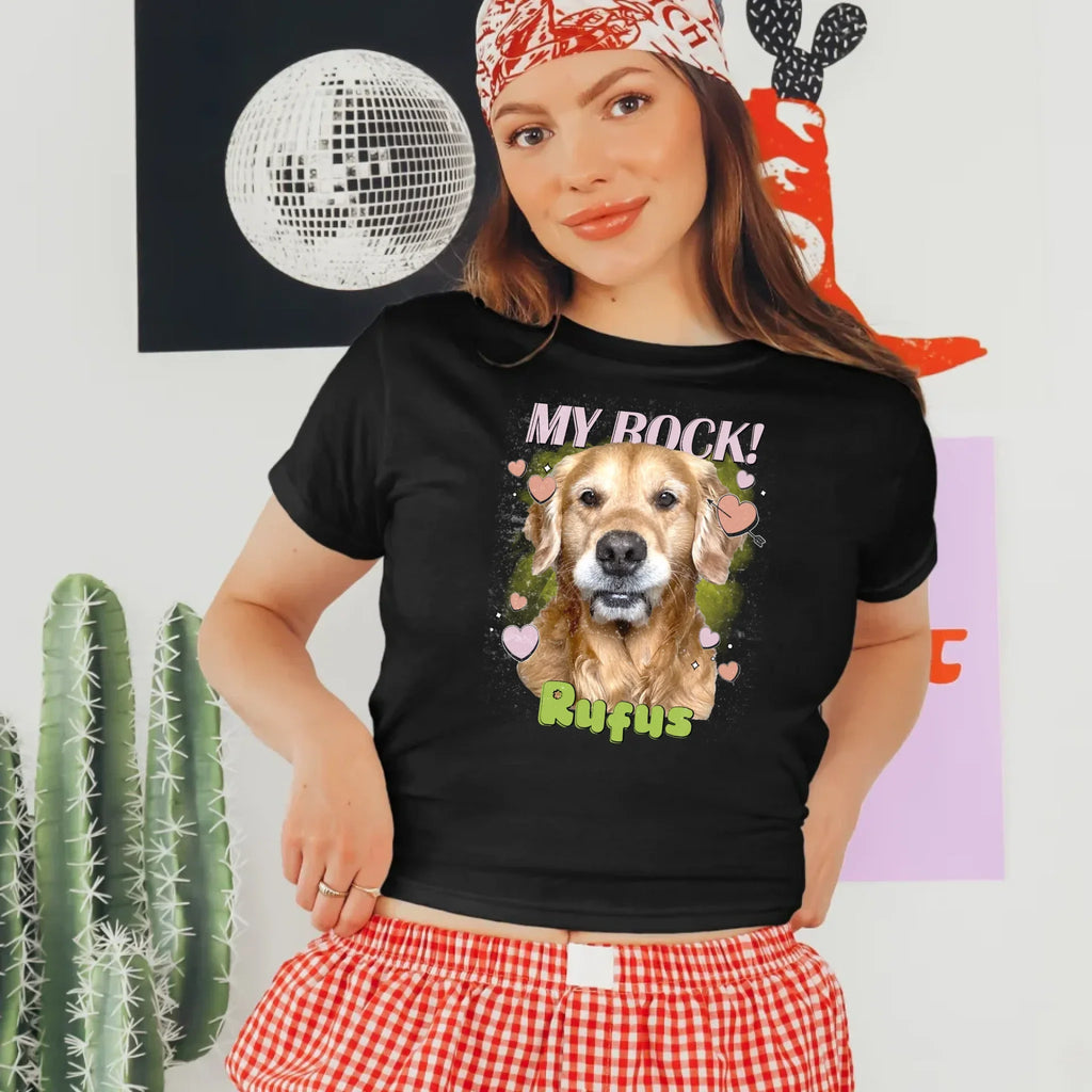 Personalized Love Hearts Baby Tee
