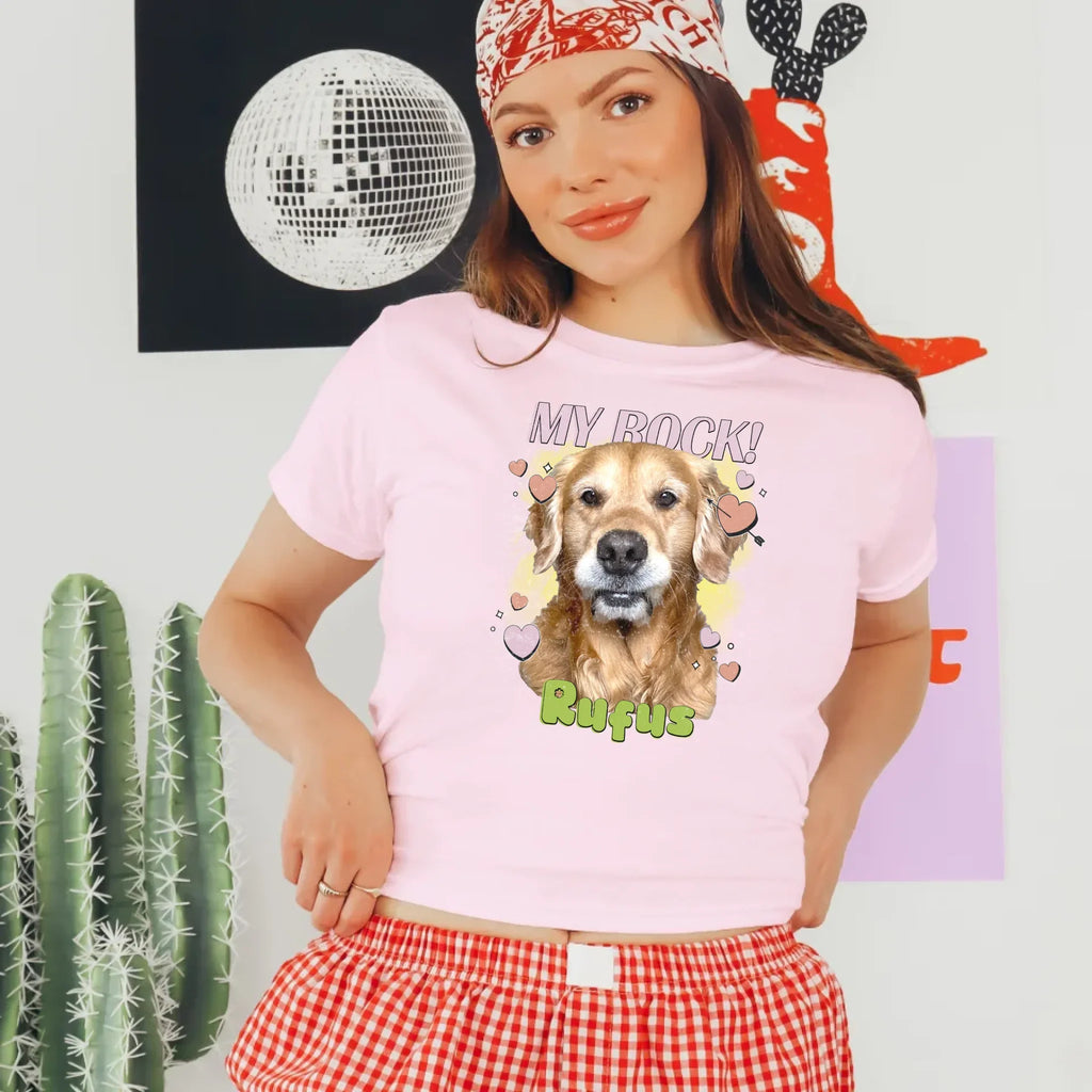 Personalized Love Hearts Baby Tee